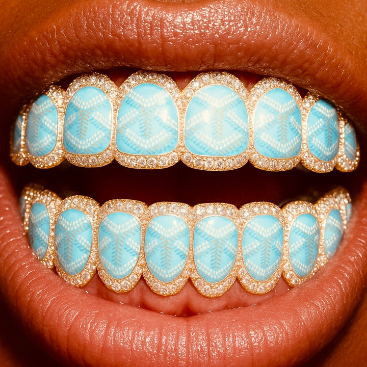Designer Grills: Goyard Edition (Baby Blue)