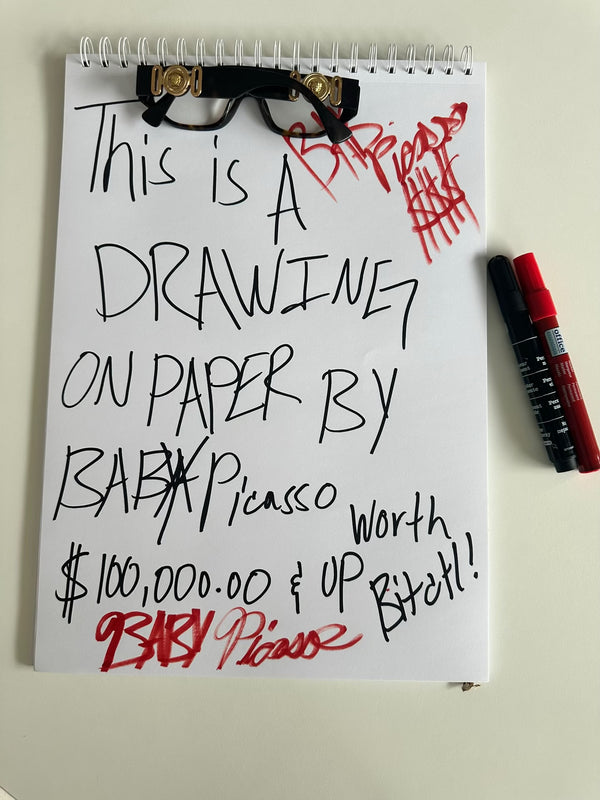 This Is A Drawing On Paper

By Baby Picasso